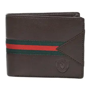 Keviv® Genuine Leather Wallet for Men (GW119-A) (Brown)