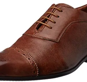 Saddle & Barnes Men's Tan Leather Formal Shoes - 9 UK/India (43 EU)(HS-04)