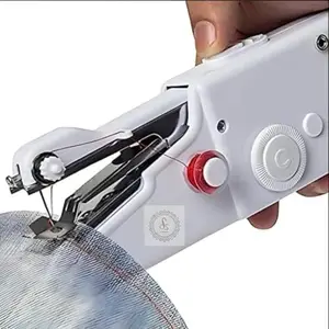 BKL SELLER Electric Handy Stitch Mini Hand Sewing Machine Stapler Style Mini Machine Home Tailoring Silai Machine Emergency Stitching Handheld Sewing Machine (Hand Sewing Machine-R)