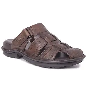 Buckaroo NEW REEF Genuine Leather Tan Casual Closed Sandal For Mens: Size UK 6