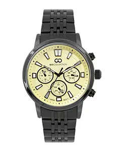 Gio Collection Analog Off-White Dial Men's Watch - G1025-88