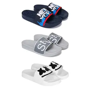 DRACKFOOT Men's Sandals | Lightweight Wear| Stylish & Easy to Wear For Men'S GRT-SAN-(3-COMBO)-1587-1589-3030-6