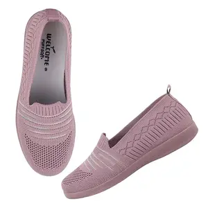 URJO KNIT-20 Women's Lightweight Walking Shoes Super Flexible Comfortable Casual Running for Everyday Wear Shoe for Women by Welcome W Knit 20-MOUVE_5 Mauve