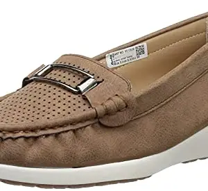 Bata Women's HADARA Brown Ballet - 3 UK (6513938)