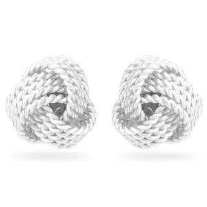 Peora 925 Sterling Silver Oxidised Anti Tarnish Small Stud Earrings Wire Love Knot Jewellery Collections Navratri Gift for Women Girls