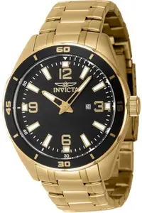Invicta Pro Diver Quartz Black Dial Analog Watch for Men - 46673