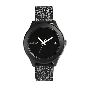 Fastrack Analog Black Dial Unisex-Adult Watch-38003PP19