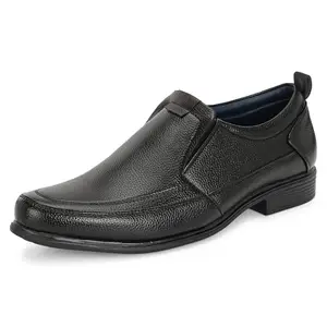 Centrino Formal Shoe for Men | Cushioned Insole | Stylish Slip-on | Perfect for Boys & Men | Office Wear & Formal Dress 9718-1 Black