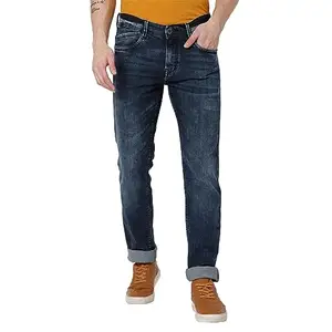 MUFTI Men's Regular Jeans (MFT-32031-O_99-Blue-DEEP_30)