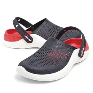 DOCTOR FEEL SOFT Men EVA Clogs with Adjustable Back Strap | Lightweight Cushioned Footbed | Anti-Slip Sole | Everyday Wear Indoor & Outdoor Sandals for Men