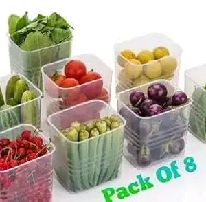 Fridge Storage Boxes Multipurpose Containers for Storage Space-Saving Refrigerator Side Door Organizer for Fridge Kitchen Bathroom Stationery TOI|Design - 2475 for Home and Kitchen