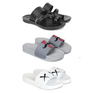 DRACKFOOT Men's Sandals | Lightweight Wear| Stylish & Easy to Wear For Men's GRT-SAN-(3-COMBO)-3152-1590-3029-6