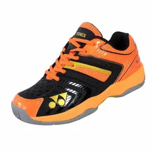 Yonex All England 20 Badminton Shoes Pearlized Black/Bright Orange UK-7