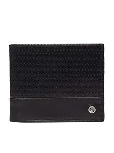 Carlton London Mens Leather Multi Card Wallet Black (8906030257556)