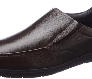 Bata Men's Walker Slipon Formal Shoes (8554011_Brown_7 UK)