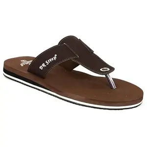 DR STTEP Men's brown Synthetic OrthoPedic Eva Insole Super Fitting Comfort Slip-on Slippers_10_Pack of 5