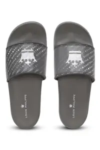 Louis Philippe Men's Grey Sandals