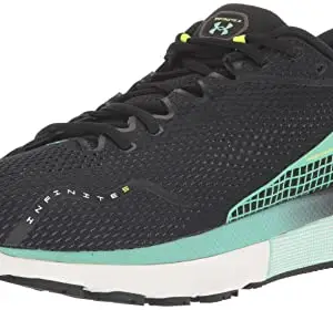 Under Armour UA HOVR Infinite 5 Men's Running Shoes,Black/White/Green Breeze,11
