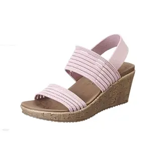 Skechers-Women's Fashion Sandals-BEVERLEE - SHEER LUCK-119571-PNK-5