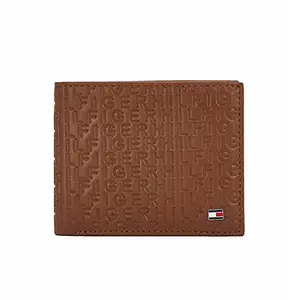 Tommy Hilfiger Erik Mens Global Coin Wallet Tan(8903496161144)