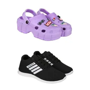 SPORTER Extra Soft Classic Casual wear with Ultra Soft Flexibility Technology flip Flop for Women's/Girl's(2012+1708) Multicolor