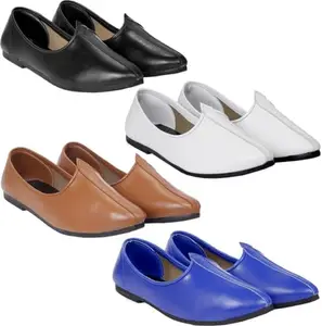 Vitoria Derby Shoes for Men | Shoes for Men with PU Sole | Comfortable & Lightweight |Durable & Trendy Design | Size : 11 | Color : Multicolor,VTR_3001_BlkBluWhtTan_4J_11