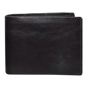 TAIKUN FASHION Men's Stylist Black Genuine Leather Wallet with RFID Protection | Branded Gift Wallet for Men