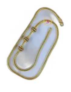 Allure Glittering Ladies Necklaces | Gold Plated Alloy | Cubic Zirconia/American Diamond Statement Necklace