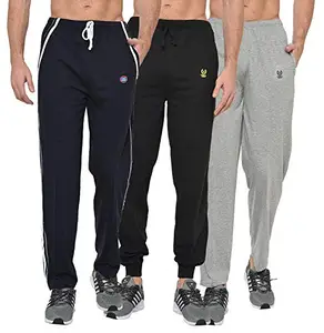 VIMAL JONNEY Multicolor Cotton Trackpants for Men's(Pack of 3)