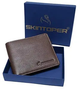 SKINTOPER Premium Brown Men's Wallet