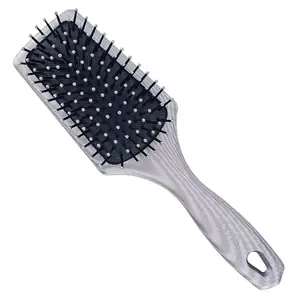 Roots - Truglam Wide Range of Round and Silver Paddle Hair Brush - Designed for Detangling and Curling with Soft Tip Flexible Bristles - Helps in Adding Volume to Your Quiff- for Men and Women - SLV85