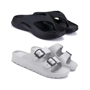 BERSACHE Lightweight Stylish Sandals for MenZ-Combo(PR)-6061-1903 Multicolor