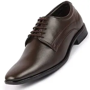 FAUSTO Men's Formal Office Dress Lace Up Derby Shoes