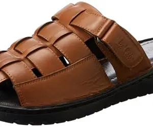 Men's Leather Strappy Slip-On Sandals by LEE COOPER