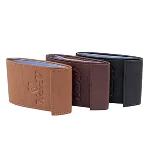 Keviv Artifical Leather Credit Card/Debit Card Holder for Men & Women - (6.5 x 9.5 x 0.5) x (Pack of 3) - 18 Card Slots || Multicolor ||