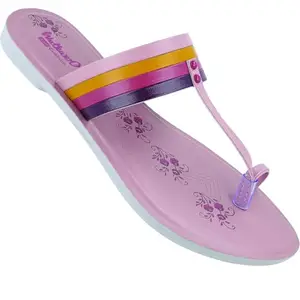 WALKAROO Sandal For Womens|Trendy|Light Weight and Comfortable|WL7568 - Rose Tan