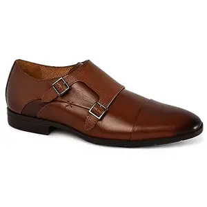 Ruosh The Cameroon Men Tan Formal Double Monk