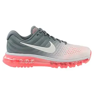 Nike Women's WMNS AIR MAX 2017-PURE Running Shoe Platinum/White-Cool Grey-HOT LAVA-849560-007-2.5UK