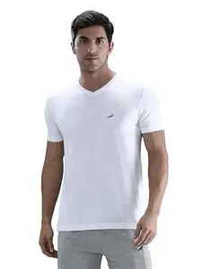 CROCODILE Men Solid Sport Fit T Shirt | Round Neck | Short Sleeve | Regular Length | Basic Casual Pull On Topwear