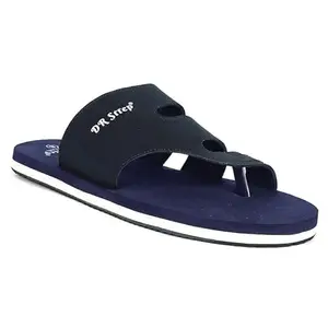 DR STTEP Men's blue Synthetic Orthopedic Eva Insole House Slip-on Slippers_10_Pack of 5