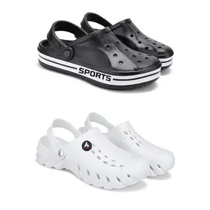 DRACKFOOT Men's Sandals Clogs| Lightweight Wear| Stylish & Easy to Wear For Men'S GR-SAN-(2-COMBO)-3068-3145-7