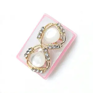 MAGICKAL MOON Women Jewellery Crystal Stud Earrings For Women and Girls (1 Pair)__080