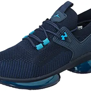 ABROS Men's ASSG1123 Boss Sports Shoes -Navy/Turquoise -6UK