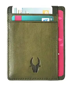 WildHorn ® Men's Old River Genuine Credit Card Holder (Green Hunter)