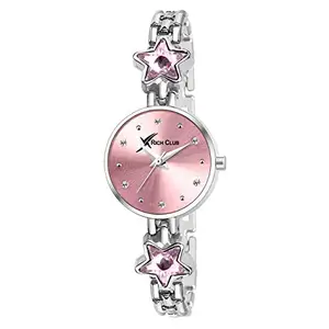Rich Club Pink Dial Girl's Watch
