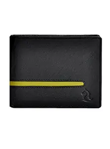 Kara Black & Green Men's Wallet (KA9953BG)