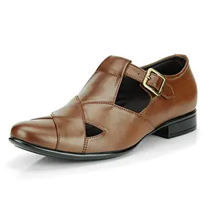 ID Men's Synthetic Leather Huarache (Tan)