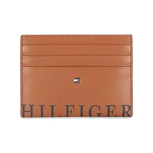 Tommy Hilfiger Horten Men Leather Card Holder - Tan