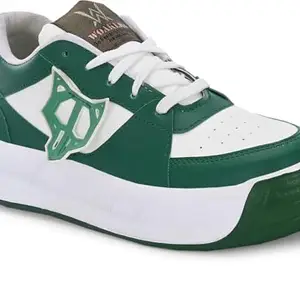 WOAKERS Men's Comfortable & Stylish Casual Shoes (Green, 6) (1087)