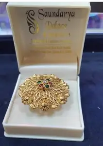 Saundarya Palace Gold-Plated RING